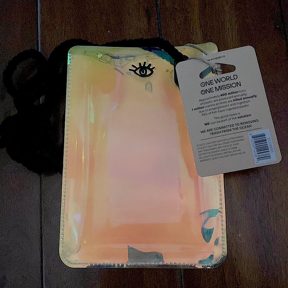 Eco chic 💯 biodegradable handbag for phones/accessories /saves marine animals.
